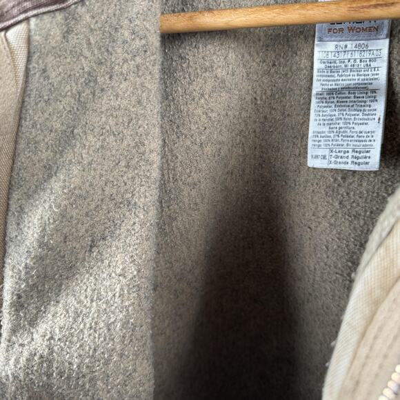 Vintage Carhartt Jacket Womens XL Canvas Detroit Blanket Lined Workwear WJ097 - Picture 6 of 9